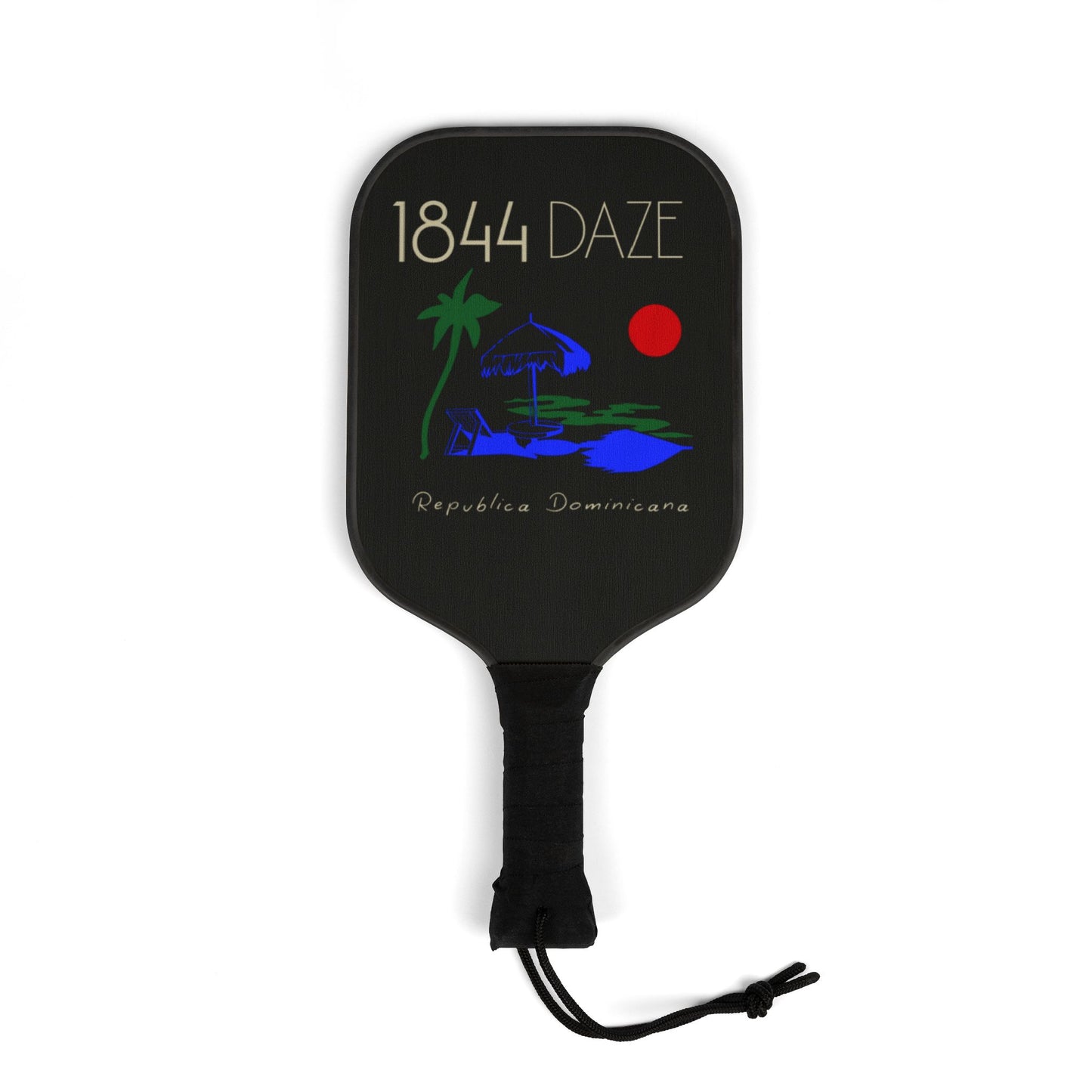 Pickleball Paddle Set —  1844 Daze Dominicana- (2 Paddles + 2 Balls)
