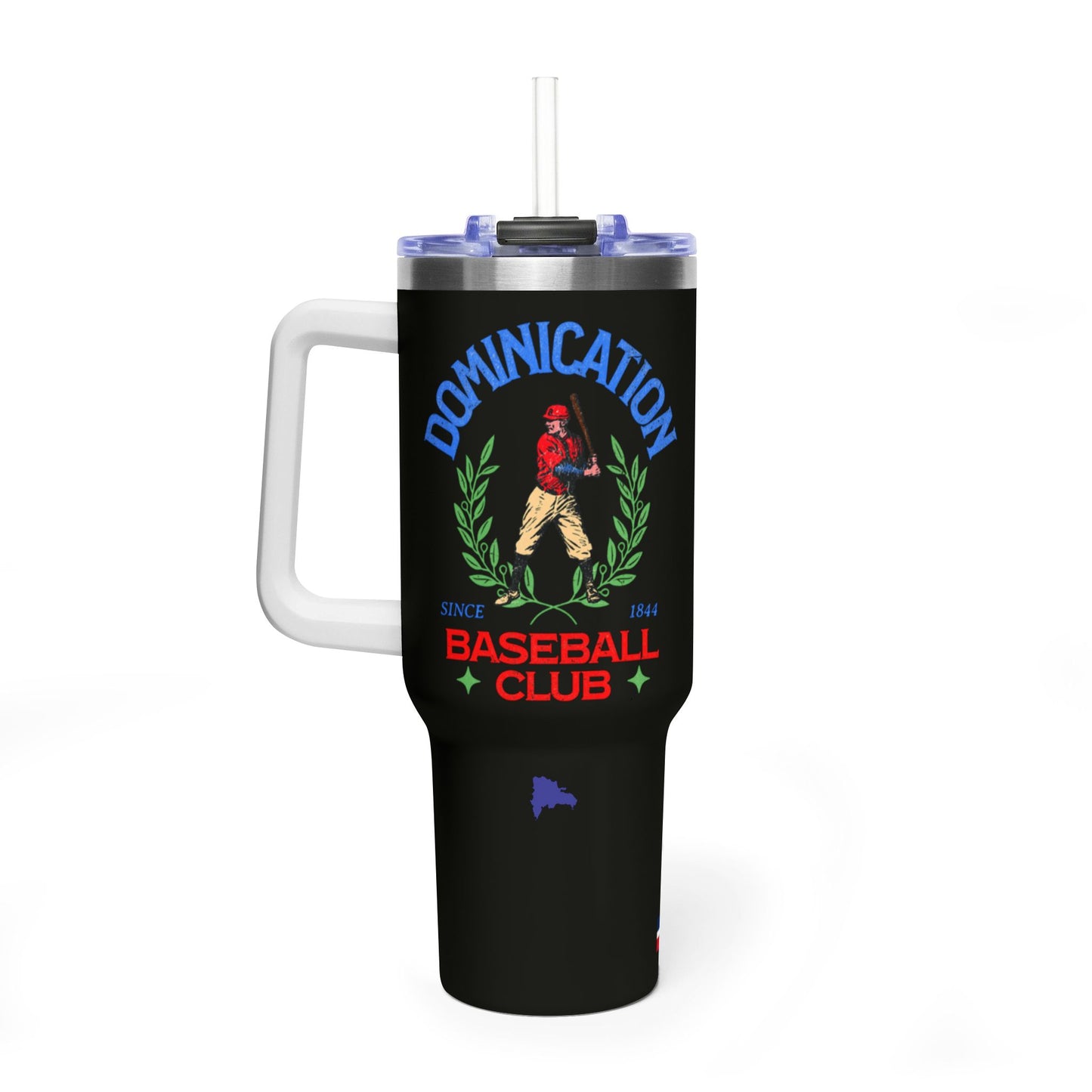 Dominication Baseball Club 40oz Vacuum Tumbler