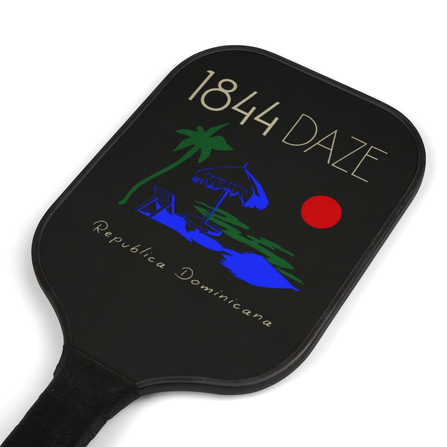 Pickleball Paddle Set —  1844 Daze Dominicana- (2 Paddles + 2 Balls)