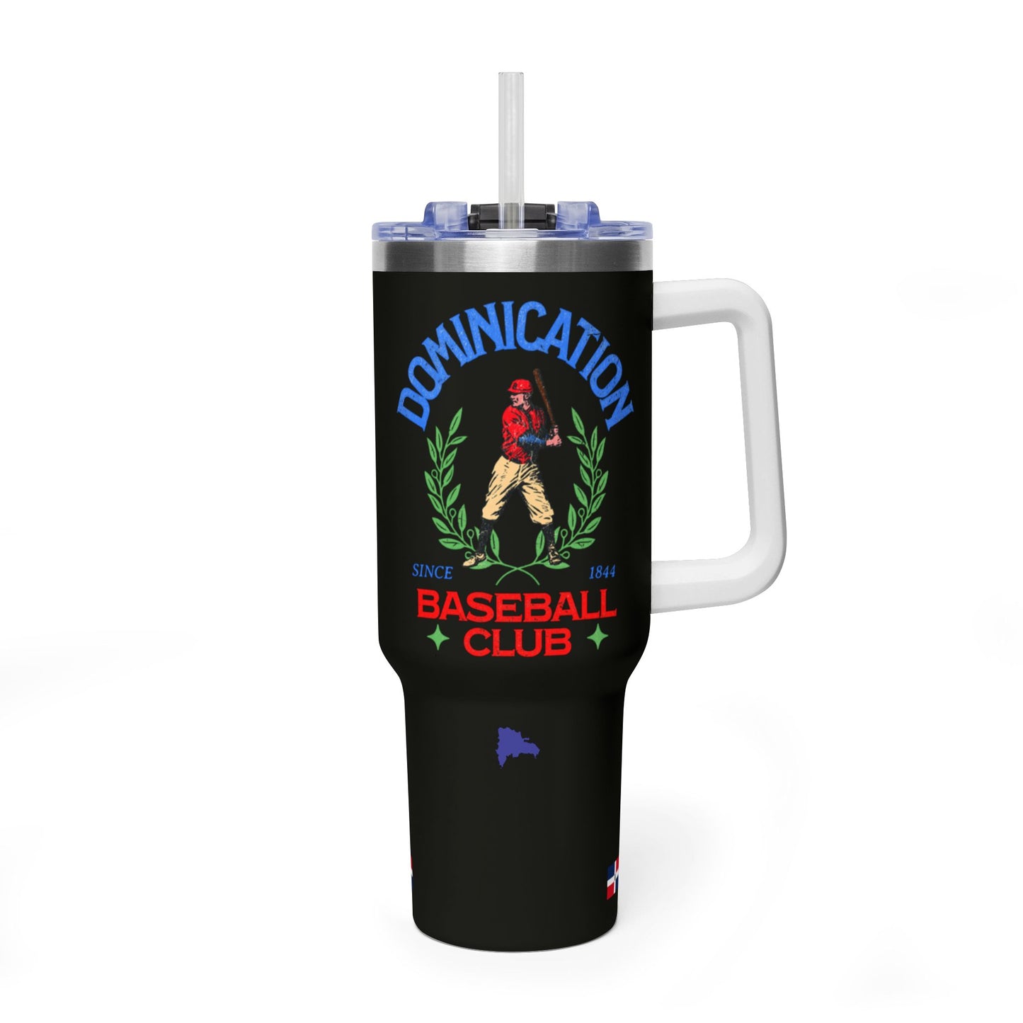 Dominication Baseball Club 40oz Vacuum Tumbler