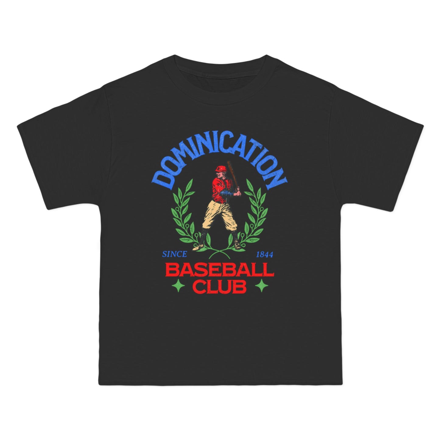 Domination Baseball Club T-Shirt — Vintage Baseball Player Graphic Tee