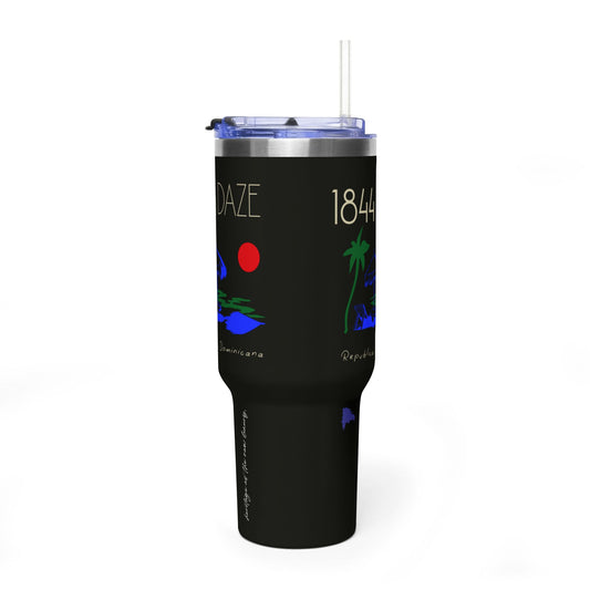 1844 Daze 40oz Vacuum Tumbler - Dominican Retro Sunset