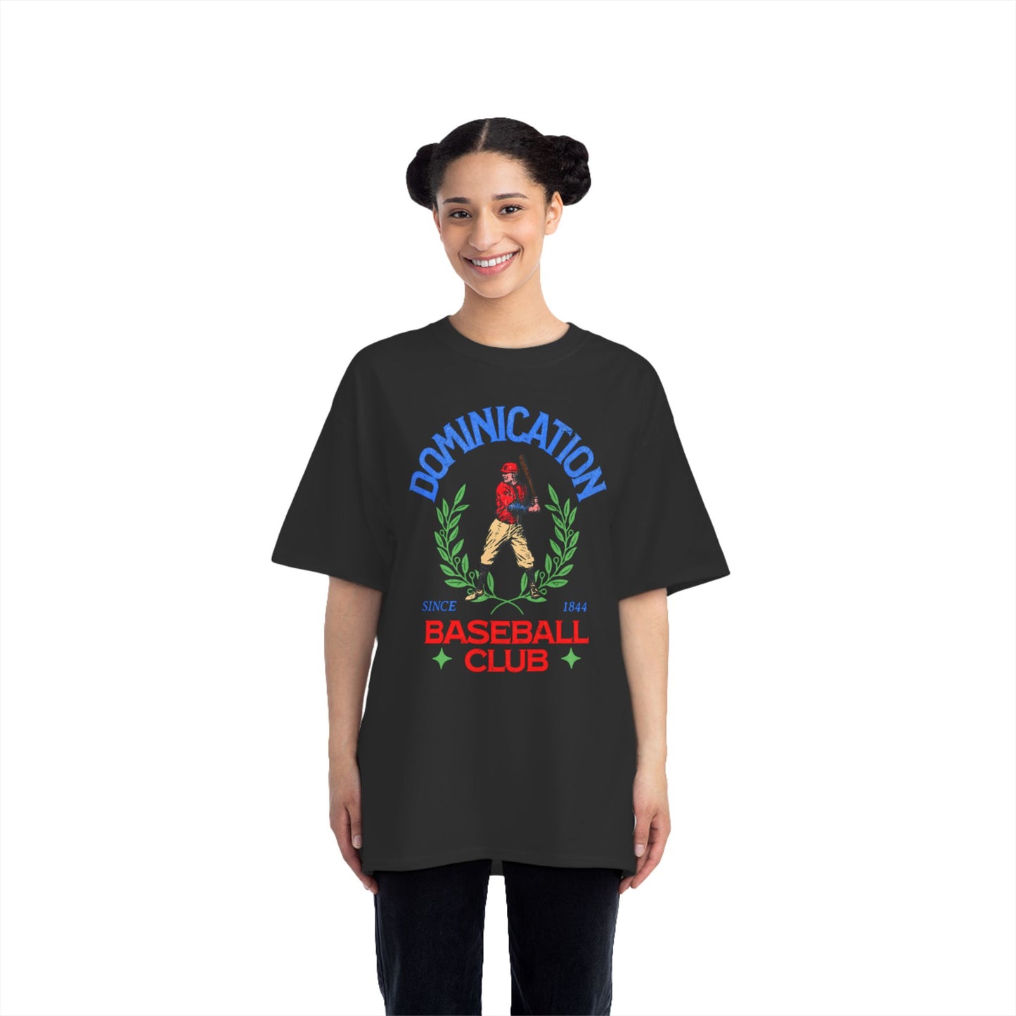 Domination Baseball Club T-Shirt — Vintage Baseball Player Graphic Tee